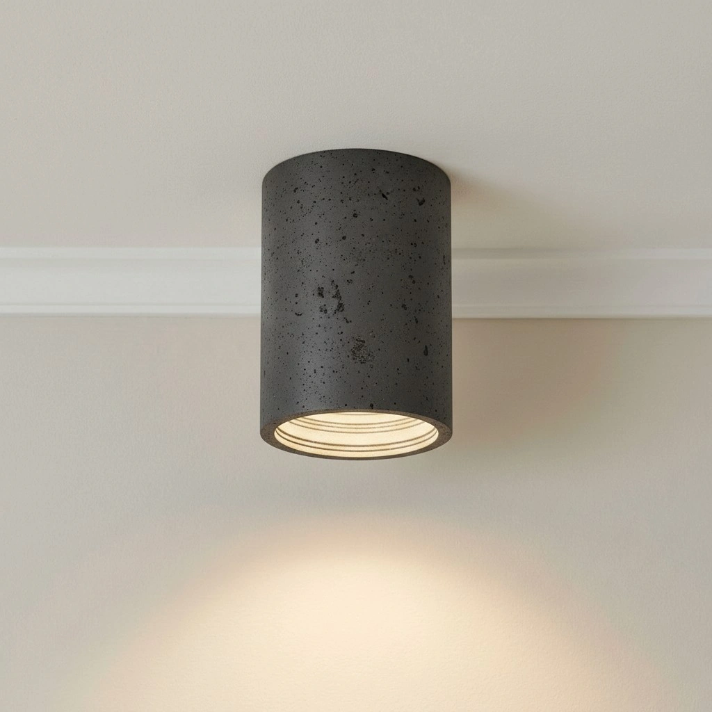Mirelle Wabi-Sabi Tubular Ceiling Lamp - Black