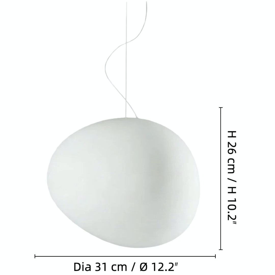 Stonea pendant size Dia 31 cm by H 26 cm