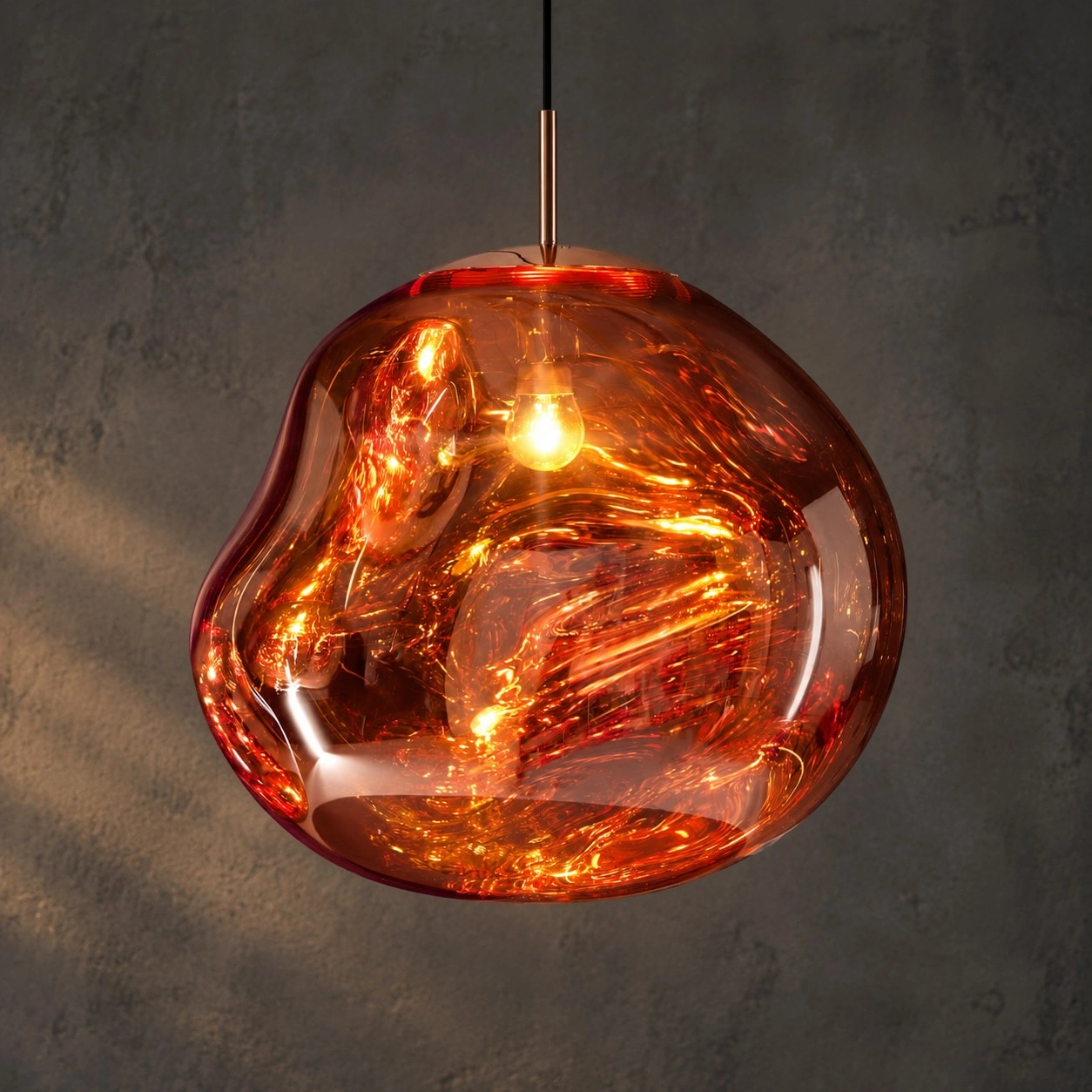 Modern Sculptural Melt Lava Pendant Lamp