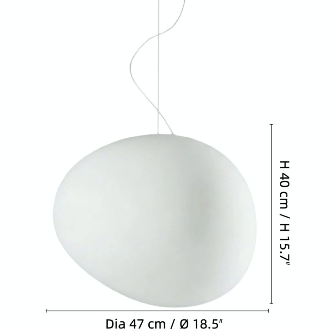 Stonea pendant size Dia 47 cm by H 40 cm