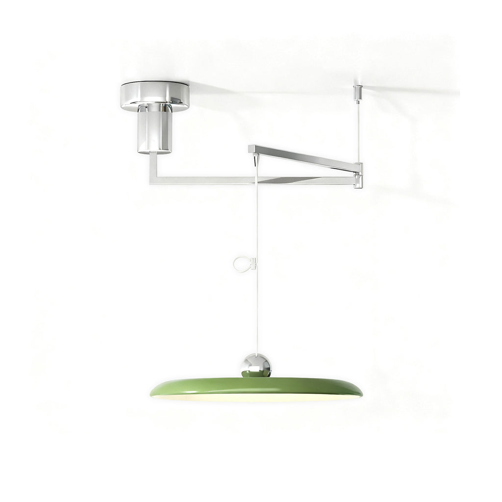 Adjustable swing arm pendant