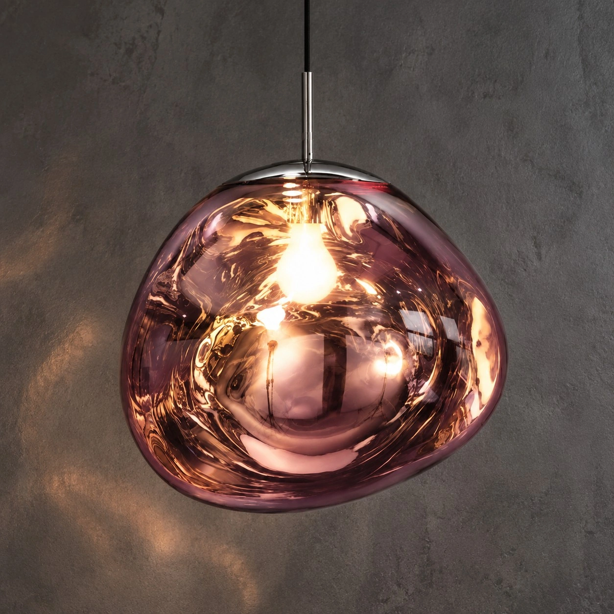Modern Sculptural Melt Lava Pendant Lamp