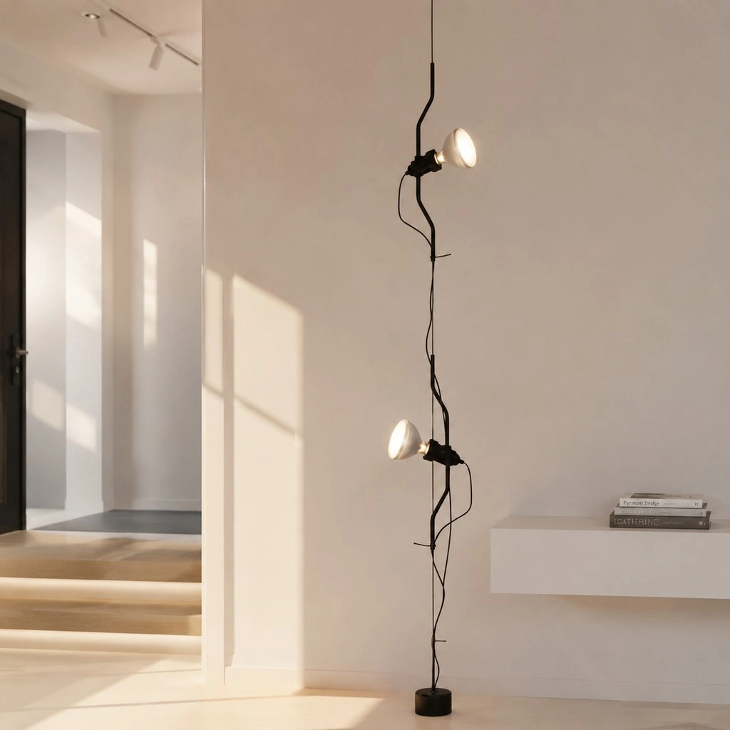 Parentesi Floor Lamp - Industrial Dimmable Suspension Light