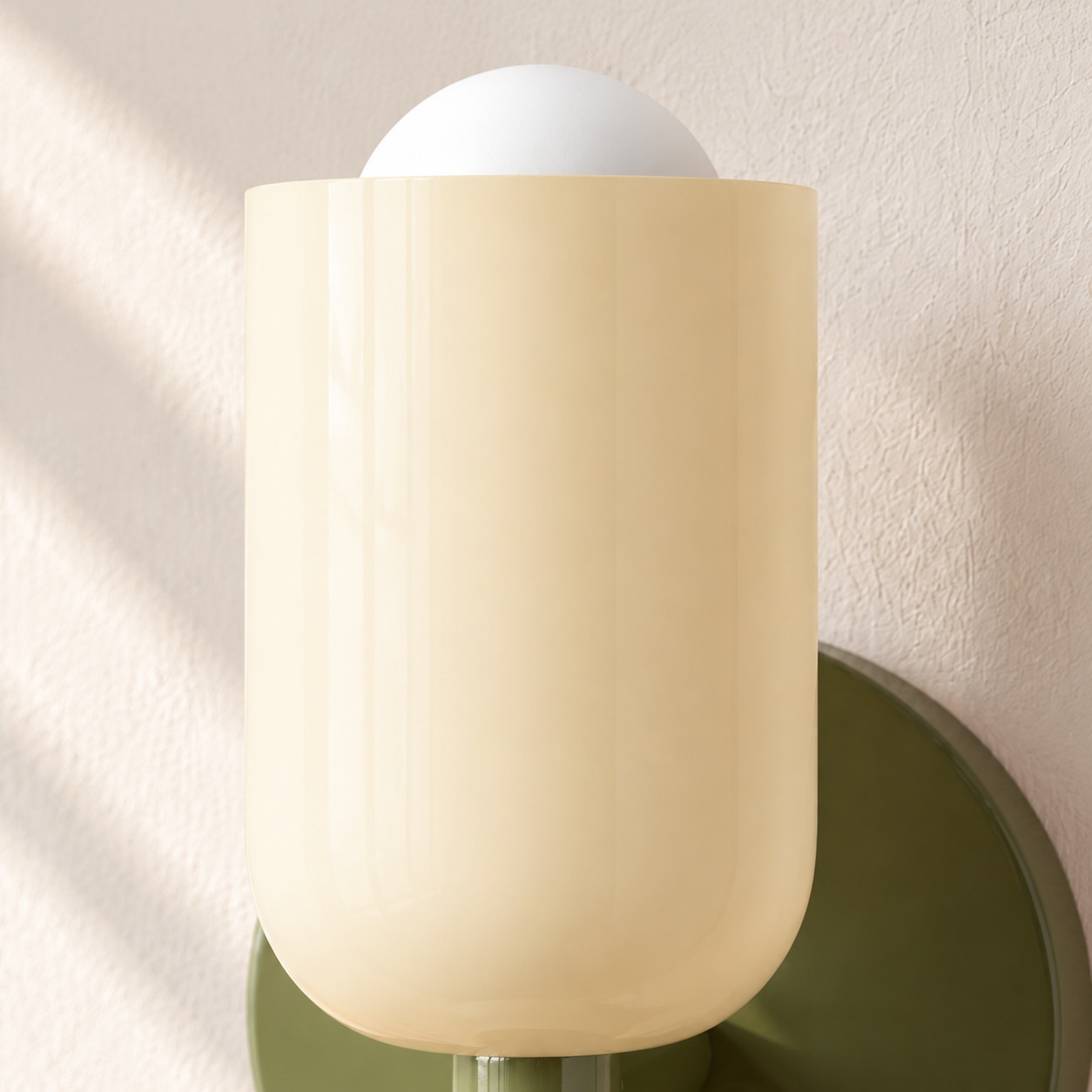 Selected capsule wall sconce detail