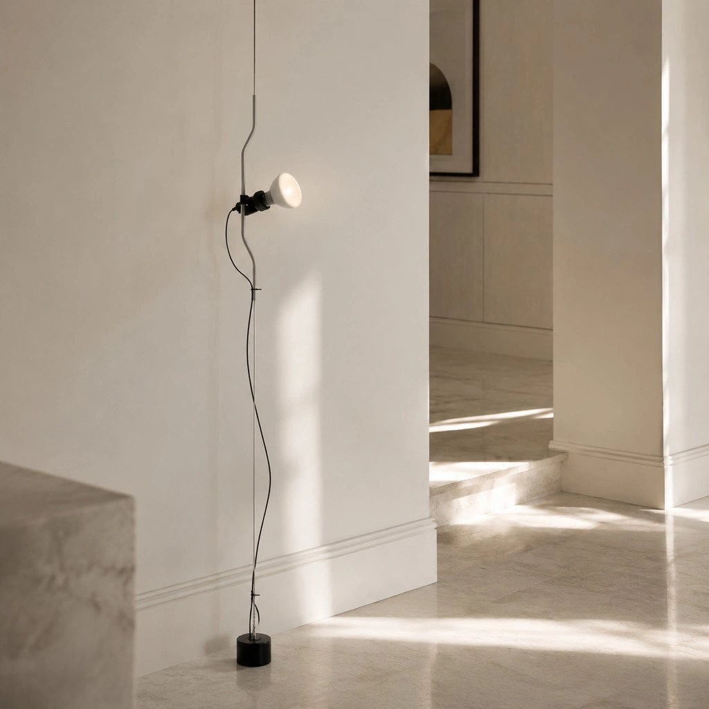 Parentesi Floor Lamp - Industrial Dimmable Suspension Light