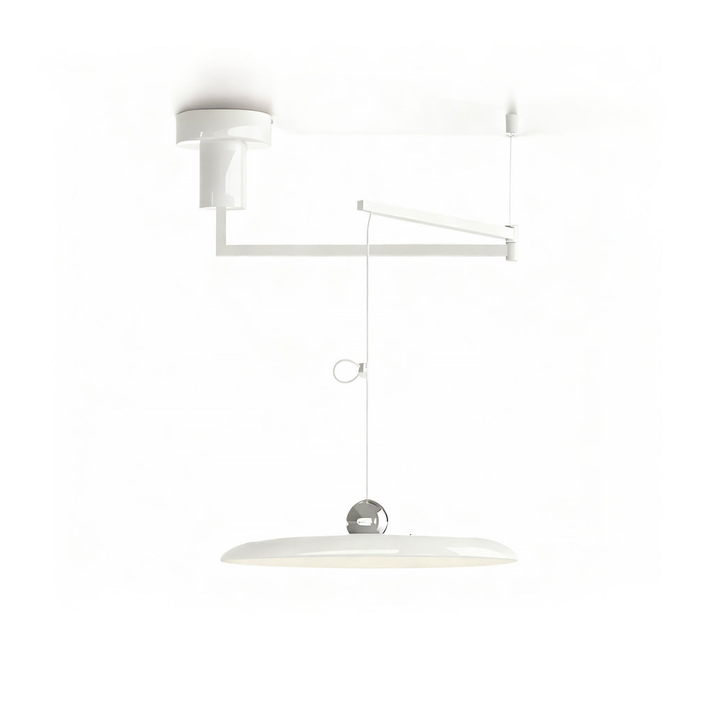 Adjustable swing arm pendant