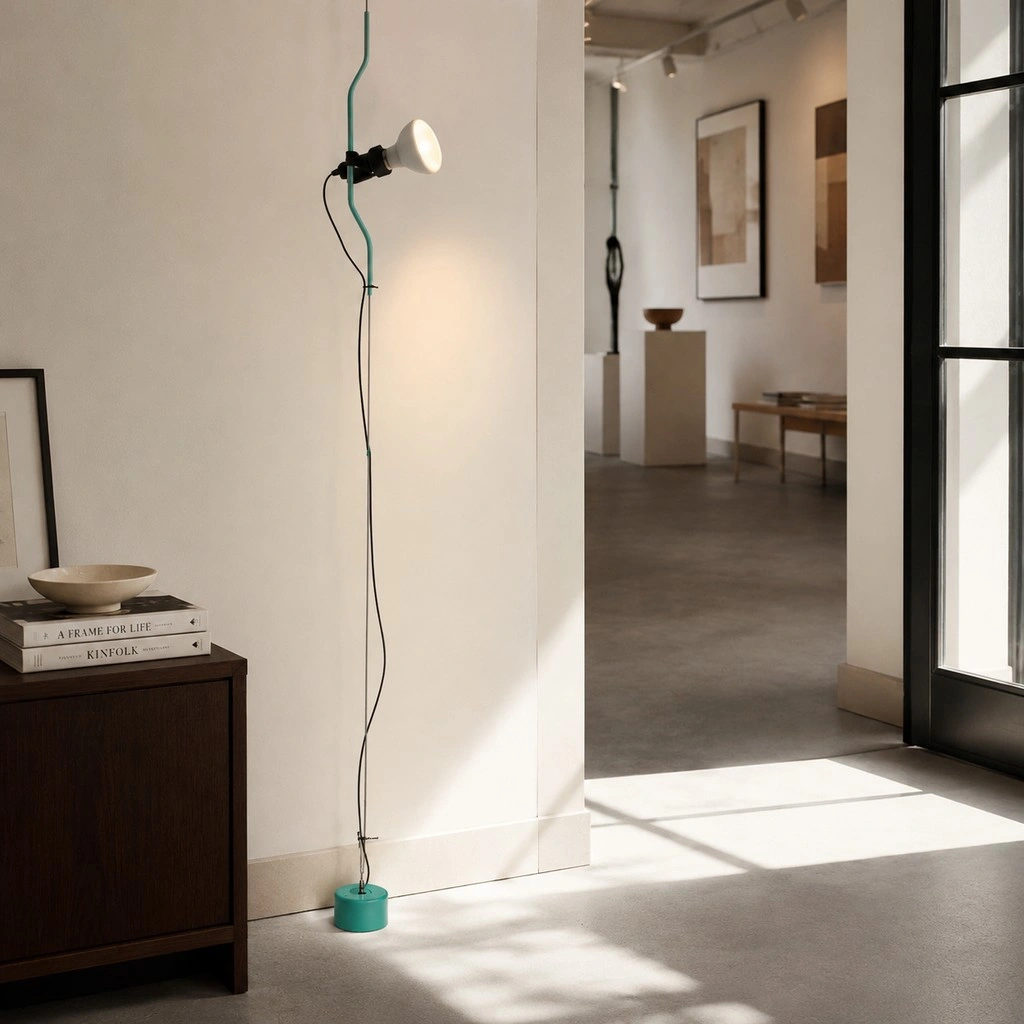 Parentesi Floor Lamp - Industrial Dimmable Suspension Light
