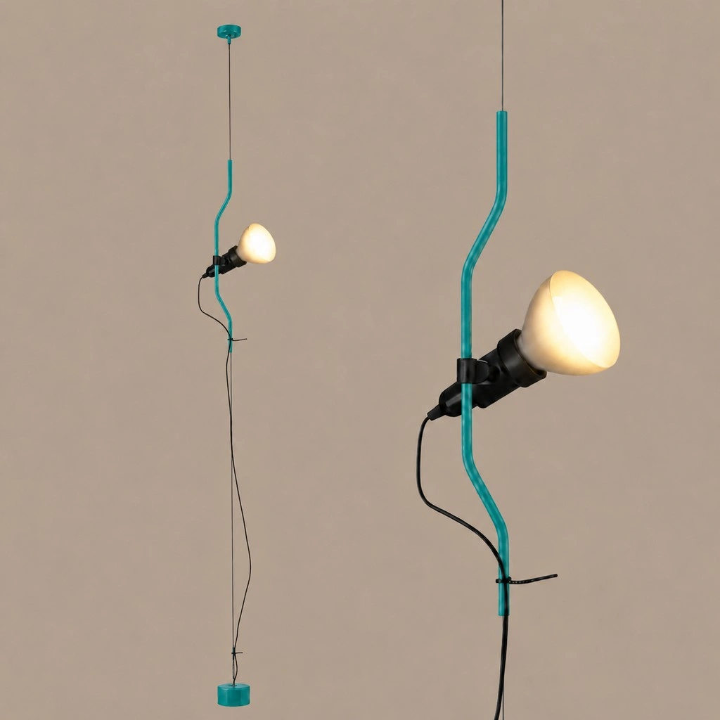 Parentesi Floor Lamp - Industrial Dimmable Suspension Light