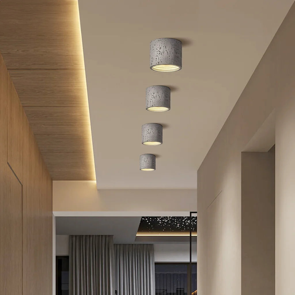 Mirelle Wabi-Sabi Tubular Ceiling Lamp