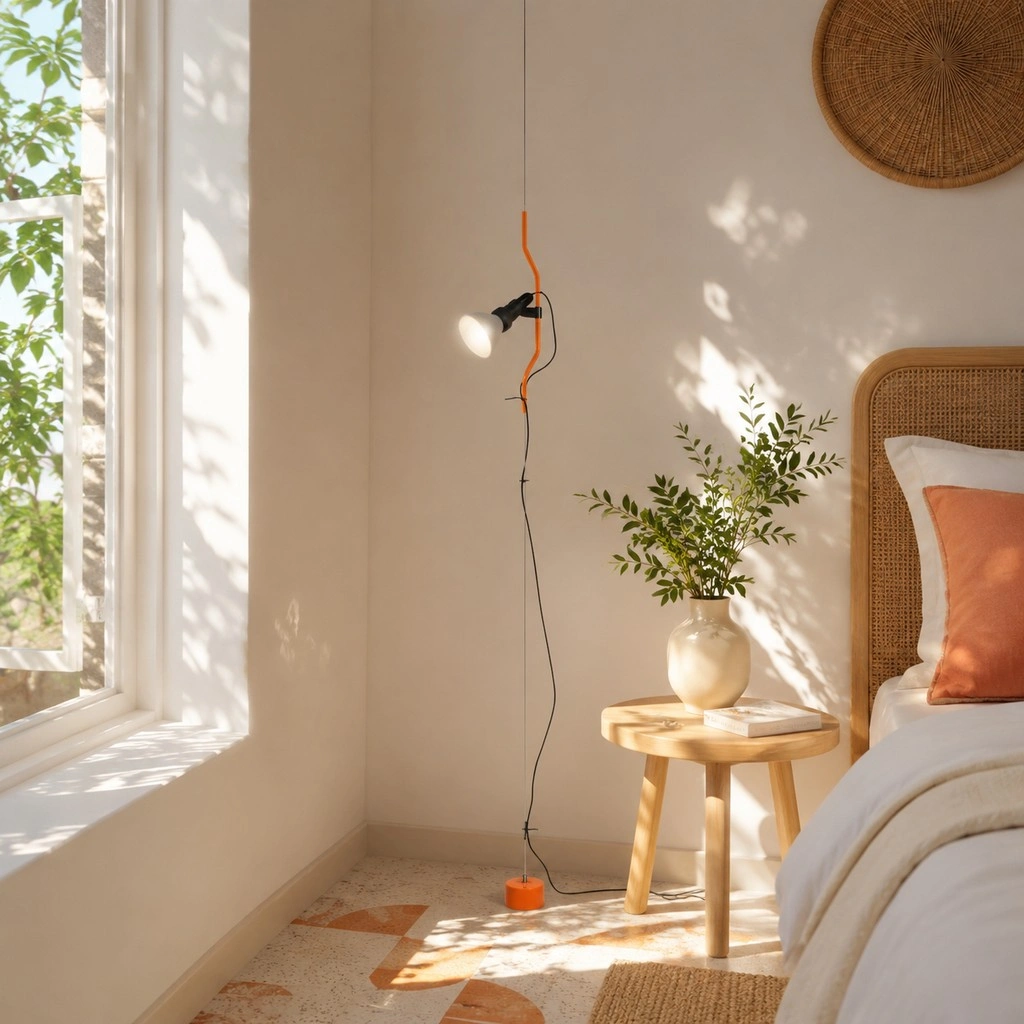 Parentesi Floor Lamp - Industrial Dimmable Suspension Light