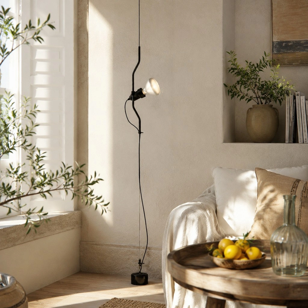 Parentesi Floor Lamp - Industrial Dimmable Suspension Light