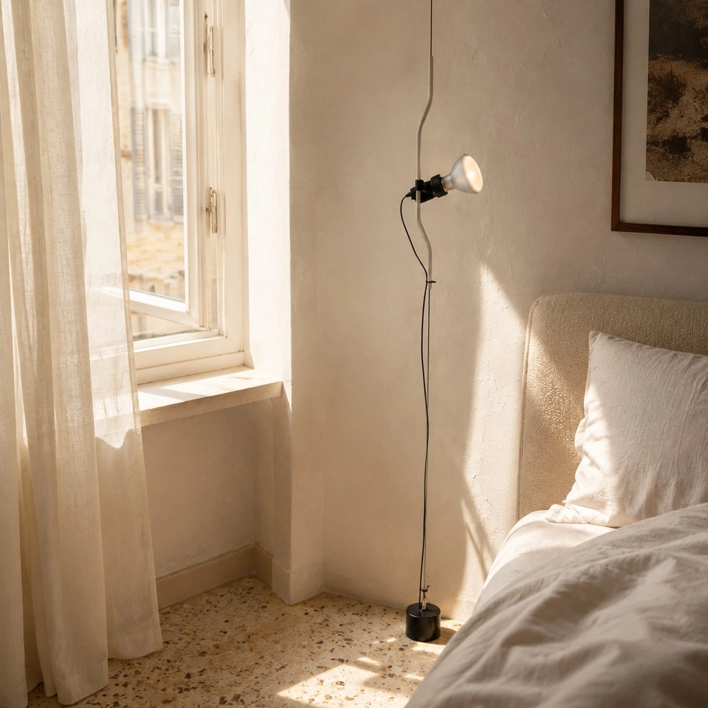Parentesi Floor Lamp - Industrial Dimmable Suspension Light