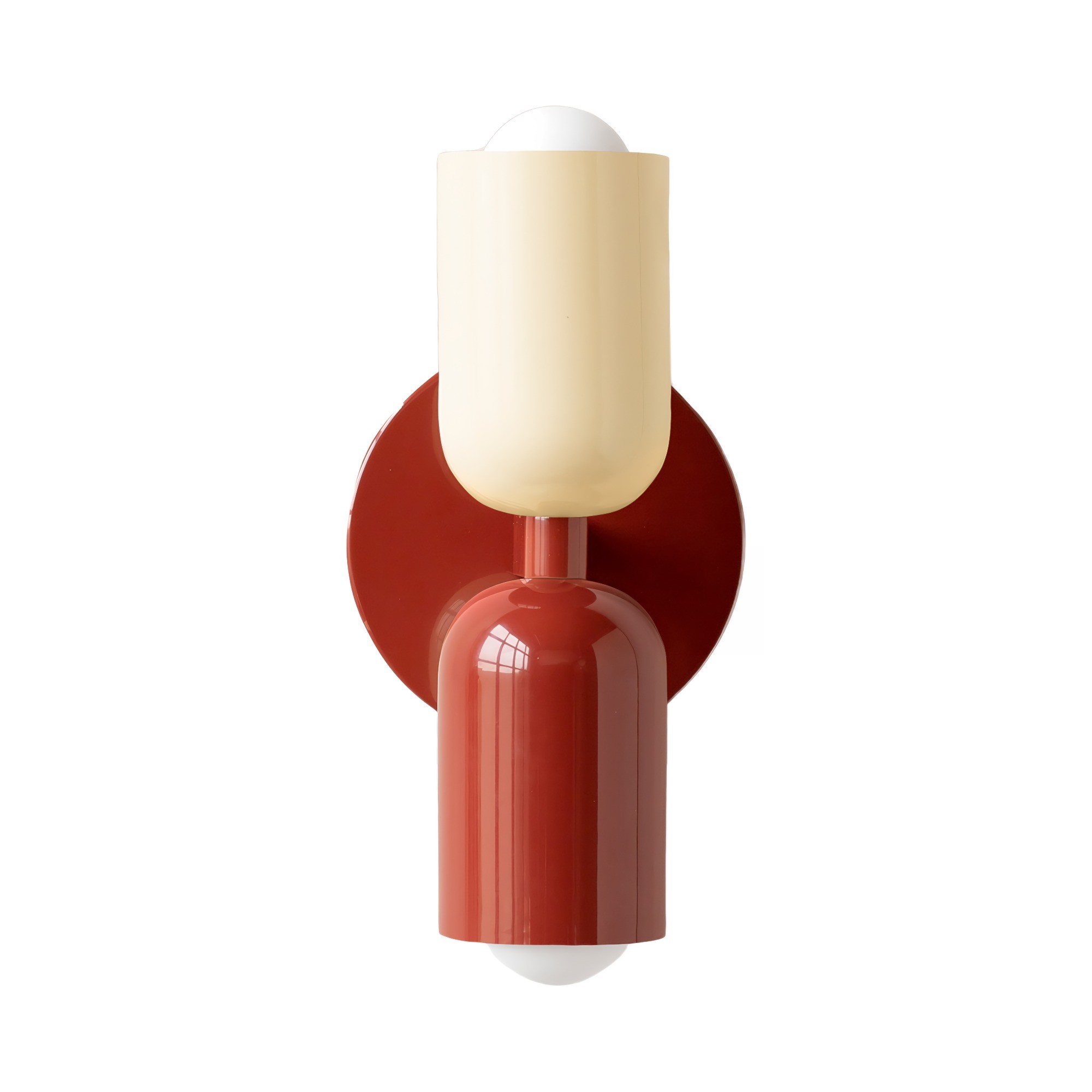 Elegant Up Down Wall Sconce - Bauhaus Double Heads Wall Light for Bedroom and Lounge