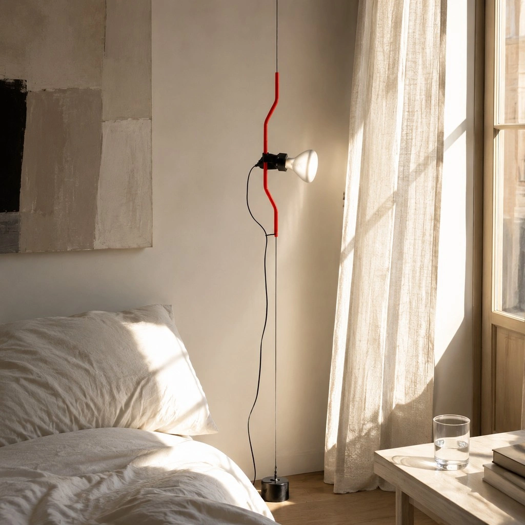 Parentesi Floor Lamp - Industrial Dimmable Suspension Light