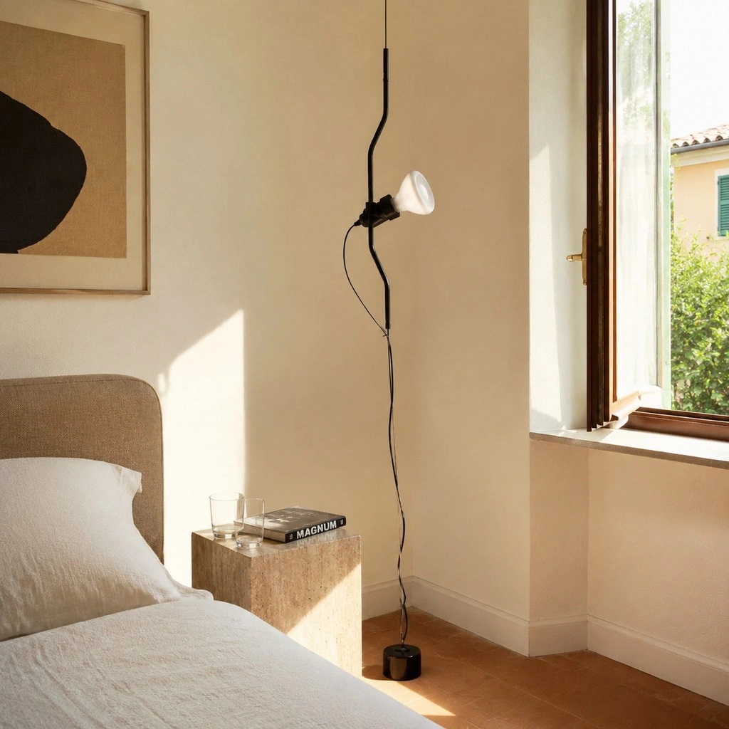 Parentesi Floor Lamp - Industrial Dimmable Suspension Light