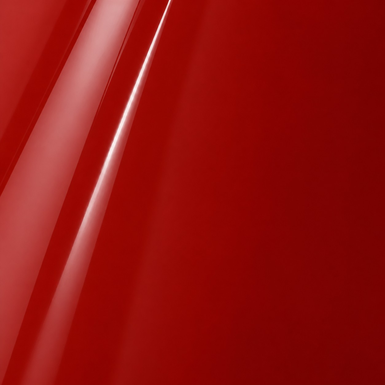 Detalle del acabado en rojo cereza