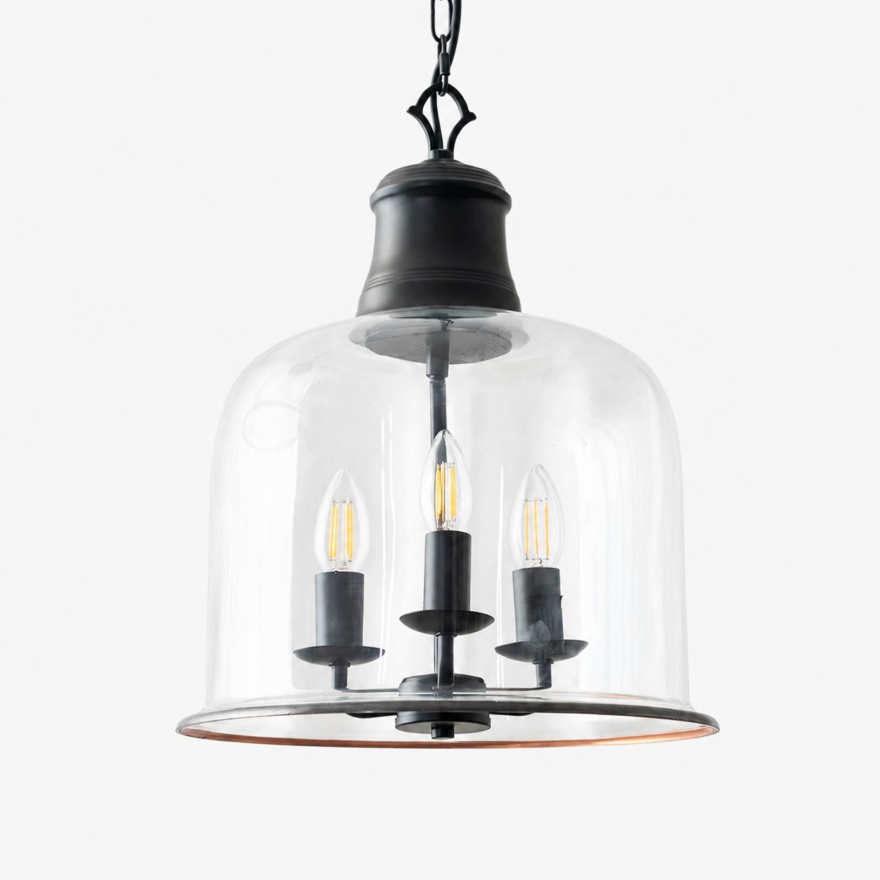 Verre transparent, finition noire SKU