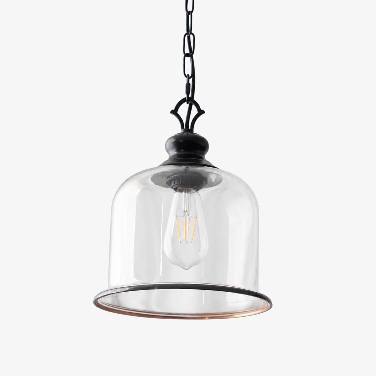 Verre transparent, finition noire SKU