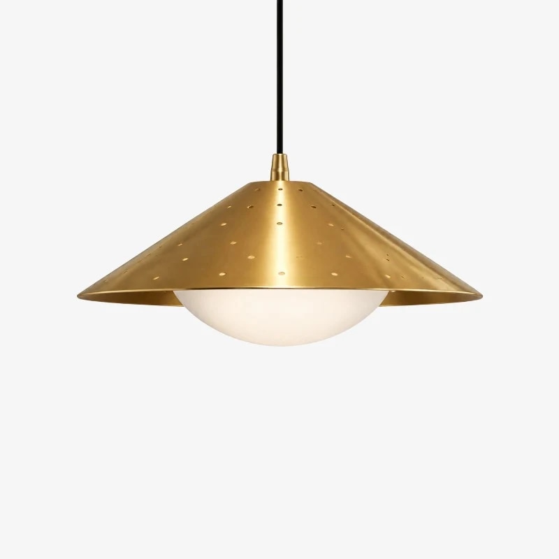 Variante de latón de la lámpara colgante mini UFO
